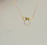 Minnie Necklace, 18k Gold Filled