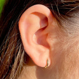 Trio Hoop Earrings, 18k Gold Filled