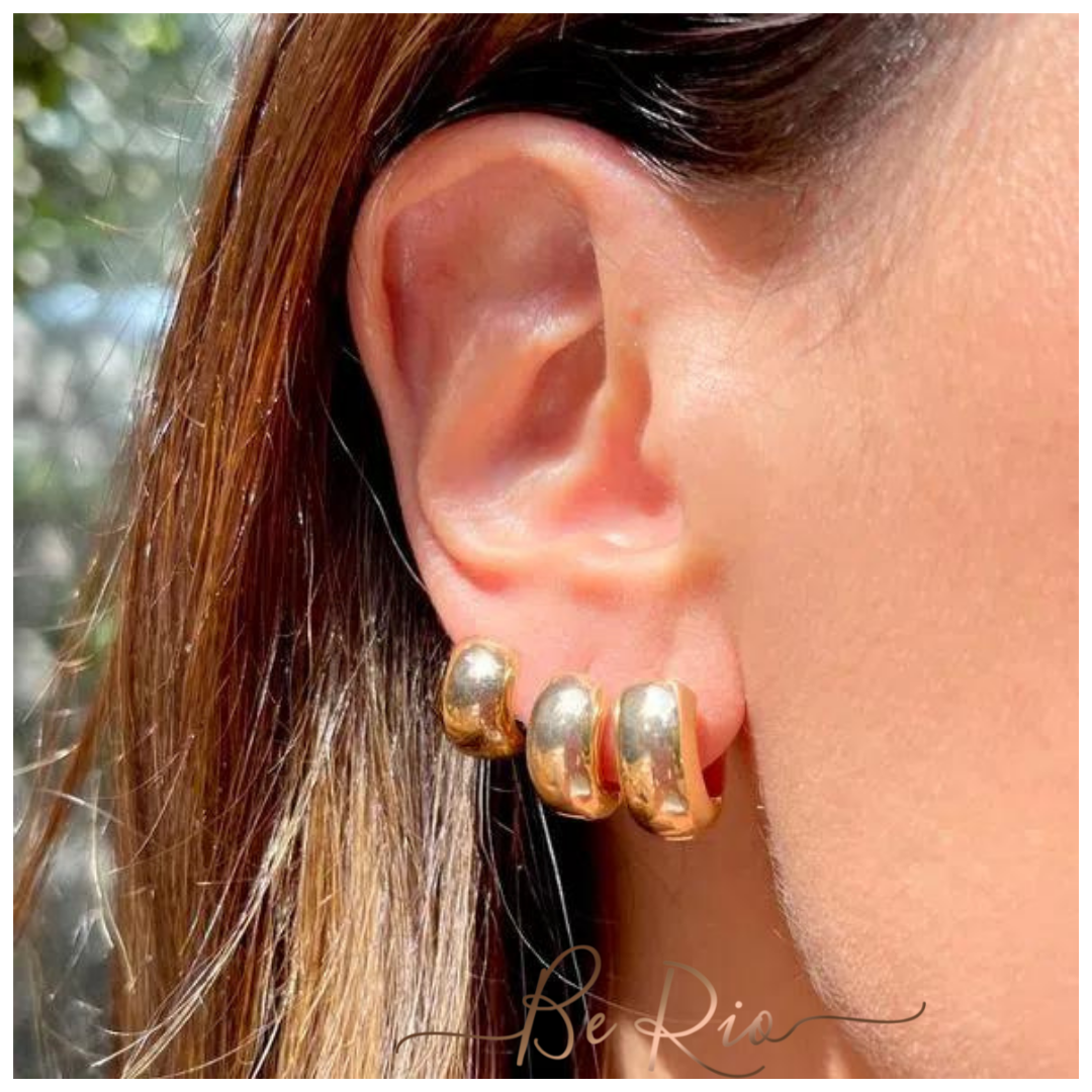 Trio 2025 hoop earrings