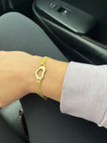 Heart Bracelet , 18k Gold Filled
