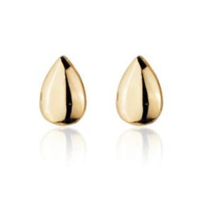 Small Drop Stud Earring, 18k Gold Filled