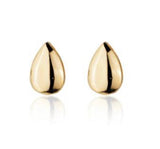 Small Drop Stud Earring, 18k Gold Filled