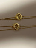 Circle Girl Bracelet, 18k Gold Filled