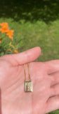 Gender Neutral Scapular, 18k Gold Filled