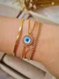 Gold Rope Chain Bracelet, 18k Gold Filled