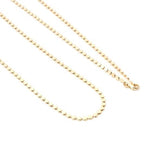 Mini Discs Long Necklace, 18k Gold Filled