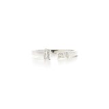 Crystal Wrap Ring, Sterling Silver - Adjustable Size